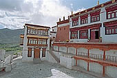 Ladakh - Matho, the various halls of the gompa are arranged around a courtyard